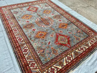2.7 x 3.6 meter | new Handmade Stunning Super Kazak Carpet