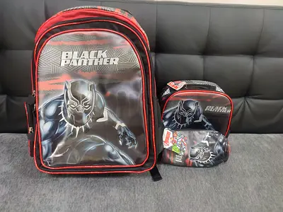 Marvel Black Panther Sigma Brand School Bagpack set