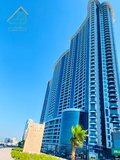FULL FURNISHED 2-BEDROOM HALL WITH SEA VIEW FOR RENT IN AJMAN CORNICHE RESIDENCE