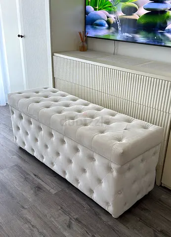 -60 % Bed bench with storage. Custom made, UAE
