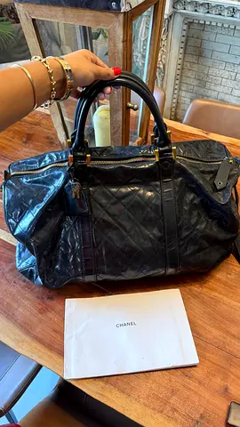 Chanel unisex travel bag