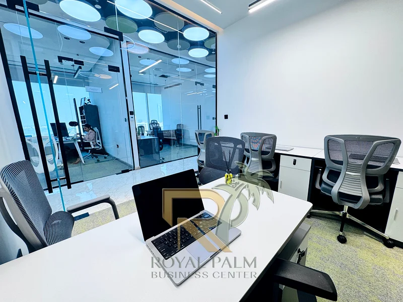 Desk Space with EJARI | 24/7 Biometric Access | FREE Unlimited Bank Labor Inspections |Premium Tower64051355547777110