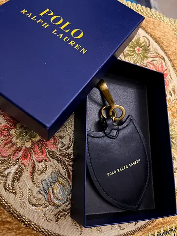 Authentic Ralph Lauren key chain bag chain with box tommy hilfiger lacoste tom ford balmain 18k gold