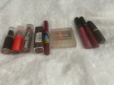 Colorful Collection of Lipsticks and Makeup for Sale!