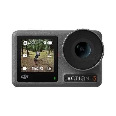 DJI Osmo Action 3 Outdoor Combo - 4K/120fps Action Cam with Chest and Backpack