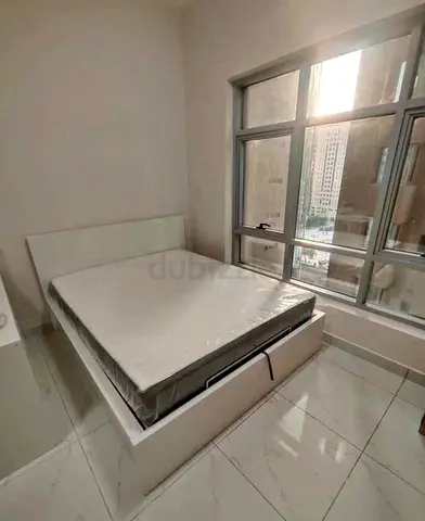 Ikea queen size hydraulic bed with Ikea mattress  ‎