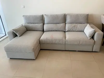 IKEA-Esklistuna L shape sofa bed with storage