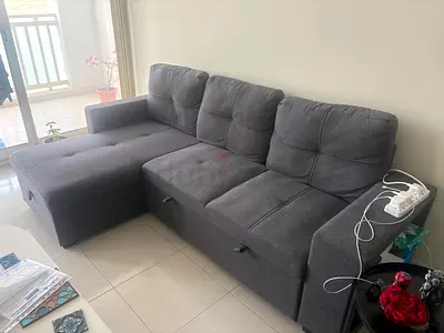 Sofa Bed L shape with Storage - Comfort and Style!