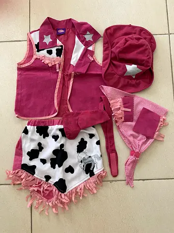Cowgirl Costume 8 Pieces