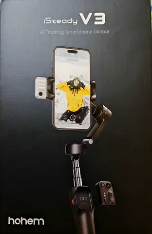 Stabilize Your Shots with the iSteady V3 Gimbal witb AI tracker