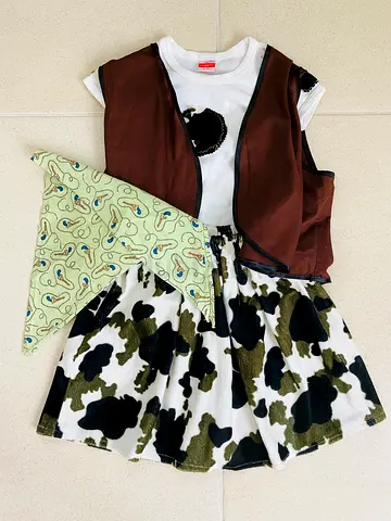 Cowgirl Costume 4 Pieces