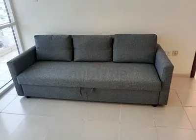 IKEA three seater sofa come bed under storage