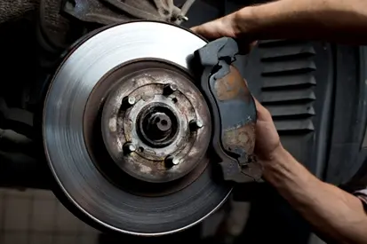Car Brake Service Pad Replace