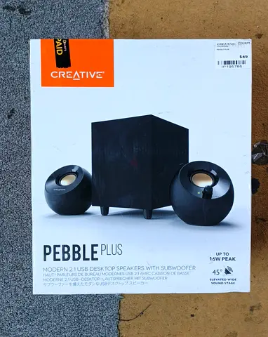 CREATIVE PEBBLE PLUS SPEAKERS