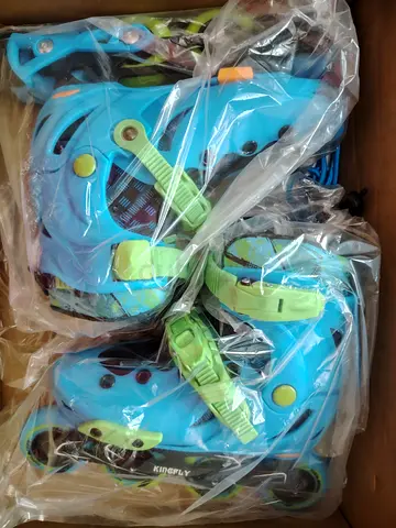 Bright Blue Inline Skates for Thrilling Rides