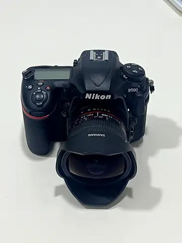 Nikon D500 with lenses
