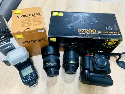 Nikon D7200 Camera Kit with Lenses and Accessories