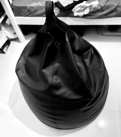 PAN Emirates- Stylish Black Bean Bag for Ultimate Comfort