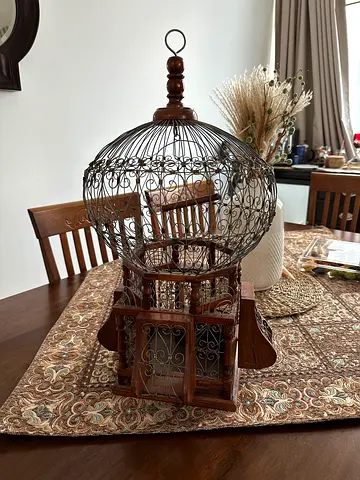 Hand made Vintage Baird cage