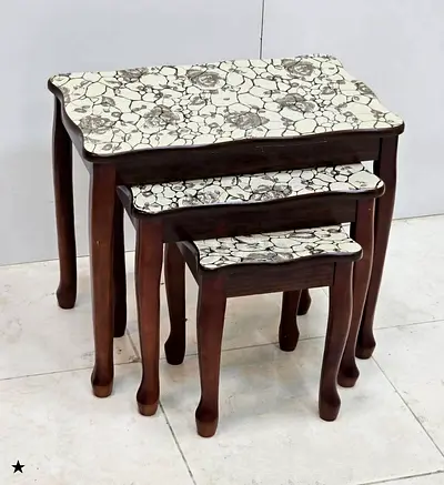 Elegant Nesting Tables with Unique Design