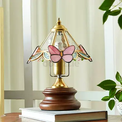 Vintage Table Lamp - Jenny Butterfly