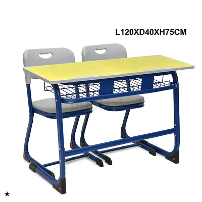 Functional Study Table with Two Chairs