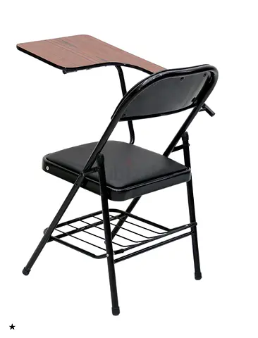 Compact Folding Study Chair with Writing Desk