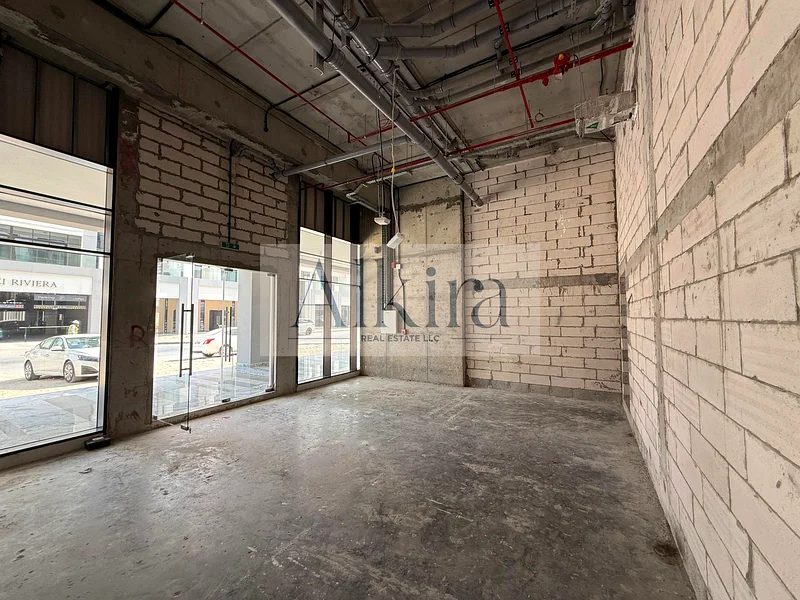 Retail Shop for Lease | Shell & Core | Brand New | Azizi Riviera,Meydan Dubai64065483541633113
