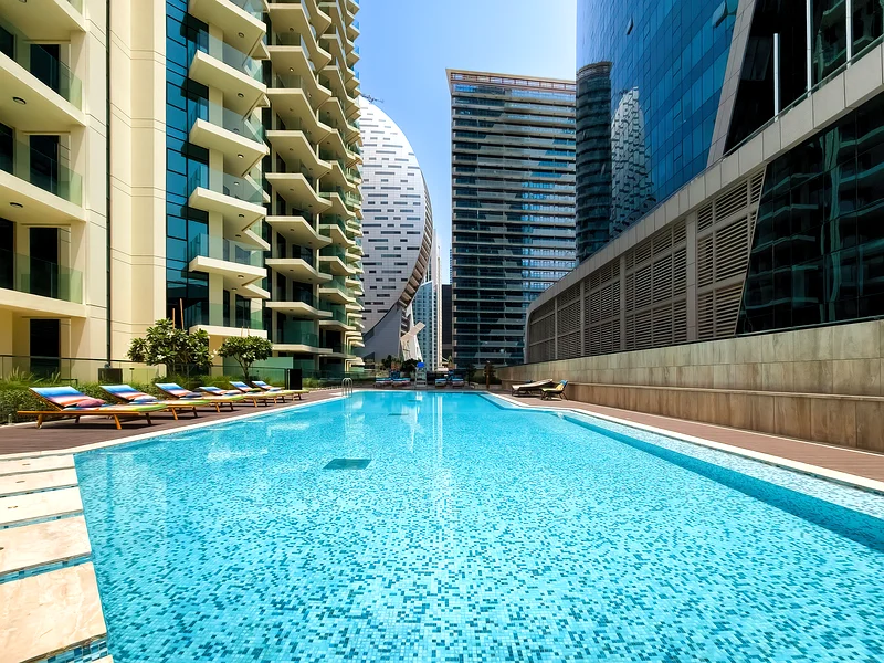 Studio with Style for 3 in Missoni, Business Bay64050358712450114