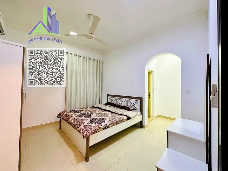 Furnished room and hall - monthly rent in Al-Jarf, opposite Nesto and behind Delta Center, 3500 including bills and internet64050247628675112