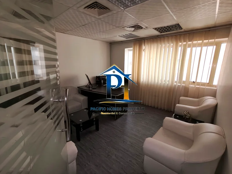"" NEAR TO METRO STATION ""SPACIOUS FULLY FURNISHED OFFICE ONLY FOR 115K FURNITURE SEPARATE 20K CALL NOW MR FARHAN.64065922169602112