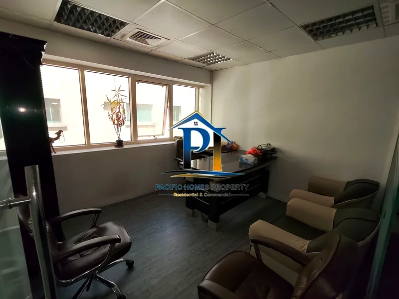 "" NEAR TO METRO STATION ""SPACIOUS FULLY FURNISHED OFFICE ONLY FOR 115K FURNITURE SEPARATE 20K CALL NOW MR FARHAN.64065922169602114