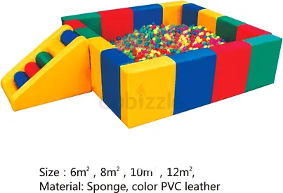 Vibrant Ball Pit for Playtime Fun! Fence