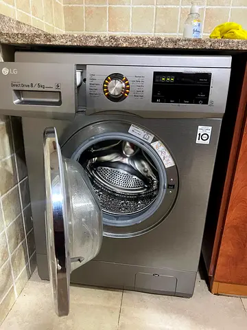 LG 1400 RPM Washer and Dryer Combo, 8 kg Wash/5 kg Dry Capacity,600 x 600 x 850mm FREE DELIVERY +WAR