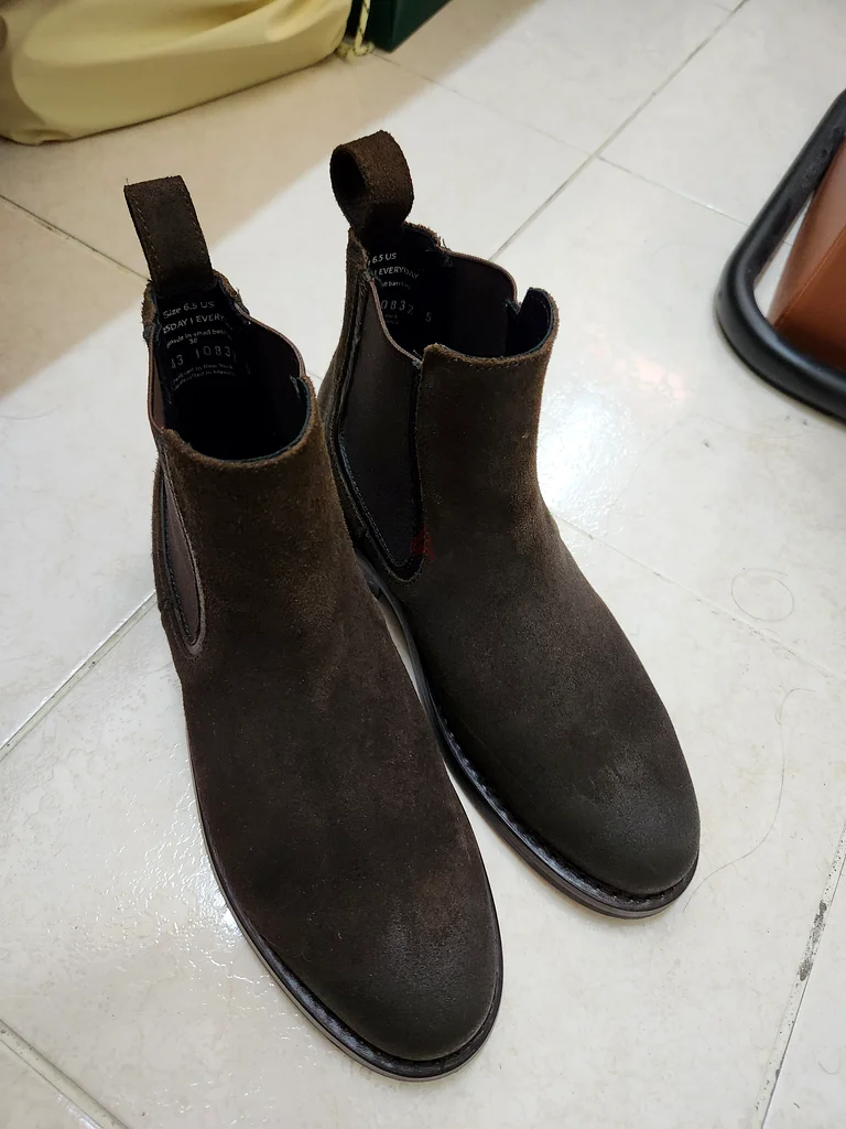 Duke Dark Olive Chelsea Boots Men's Duke Chelsea Boot In Dark