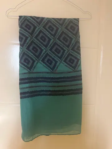 Stylish Blue and Green Womens Scarf for Sale