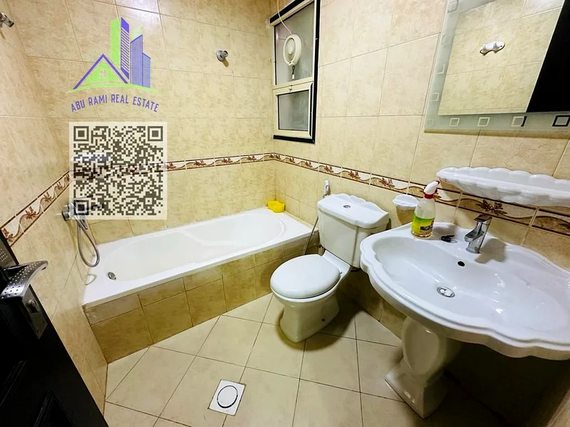 Two rooms and a hall, monthly, furnished, in Al Muwaihat 3 - new furniture - close to the Dubai exit - 4500 including bills64050247595651113