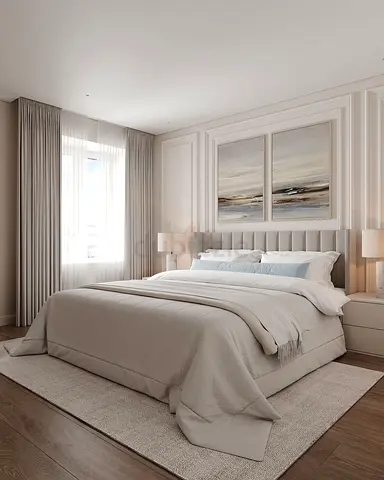 Elegant and Cozy Bed Frame with Minimalist Design