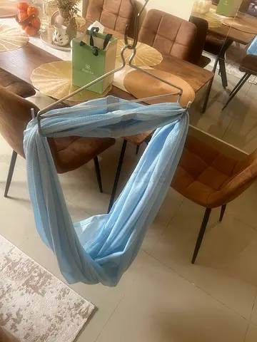 Baby swing with spring, mosquito net and hanger. Jhula.