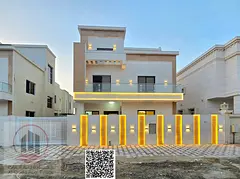 Villa for sale in Al Yasmeen area, Ajman, elegant design, prime location