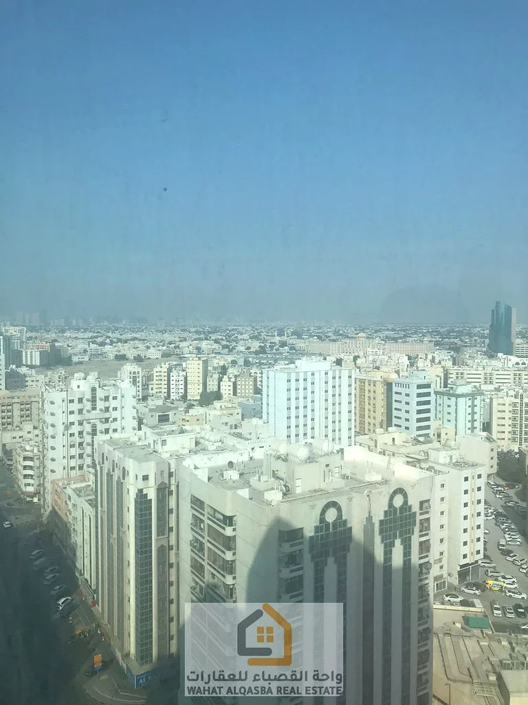🔹 A distinctive office for annual rent in a vital location and a modern building, and air conditioning is free for the owner in Sharjah 🔹64057469476099110