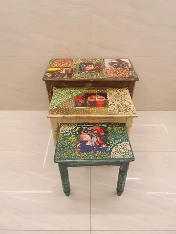 Unique Handcrafted Nesting Tables for Sale!