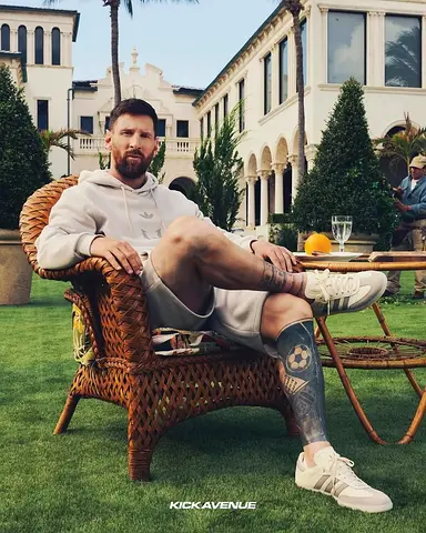 adidas Samba Lionel Messi Cream White