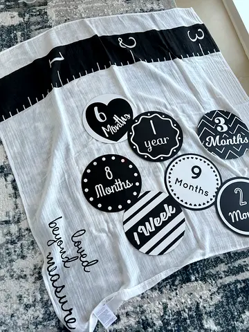 Baby Milestones Blanket