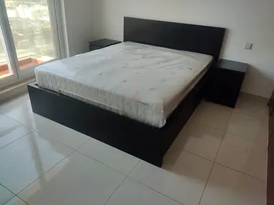 Ikea hydraulic queen bed frame with storage inside full bed and with Ikea pocket sprung  mattress