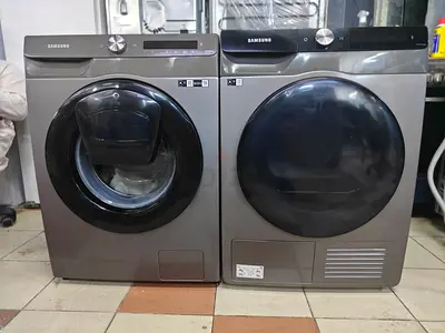 Samsung 9kg washer dryer set grey color in excellent condition