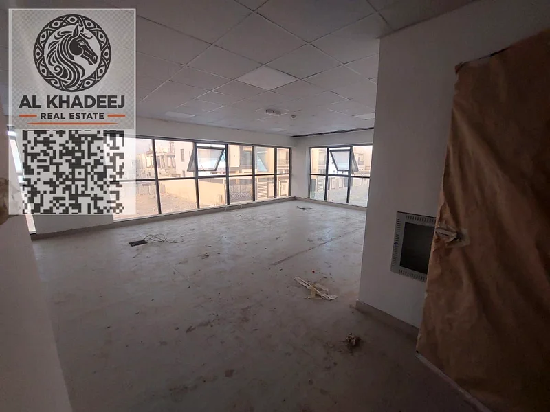 Office in a new building  In Al Bahia for annual rent  In Al Mizanah  Very large area Central air conditioning64072889751299114
