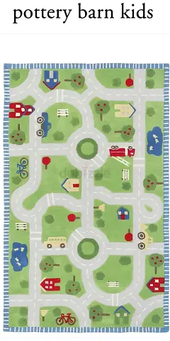 Pottery Barn Rug for kids room