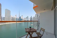 Dubai Canal &amp; Burj Khalifa Views | Prime Location