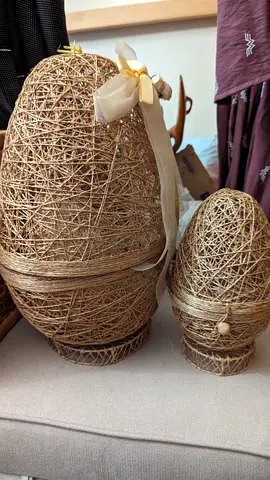 Unique Handcrafted Decorative Egg Baskets